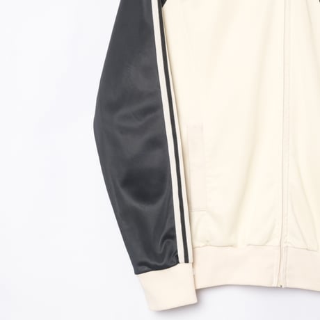70-80s Vintage adidas Ventex ATP Track Jacket Ivory × Black H.ANDERSSON PLÅT AB（Made in France）