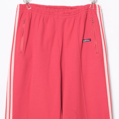 70s Vintage adidas Ventex World Mark Track Trousers Red (Made in France)