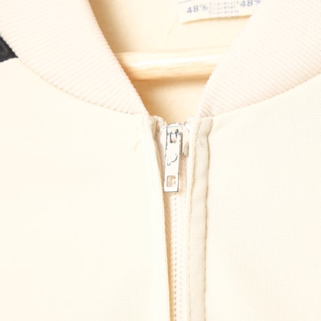 70-80s Vintage adidas Ventex ATP Track Jacket Ivory × Black (Made in France)