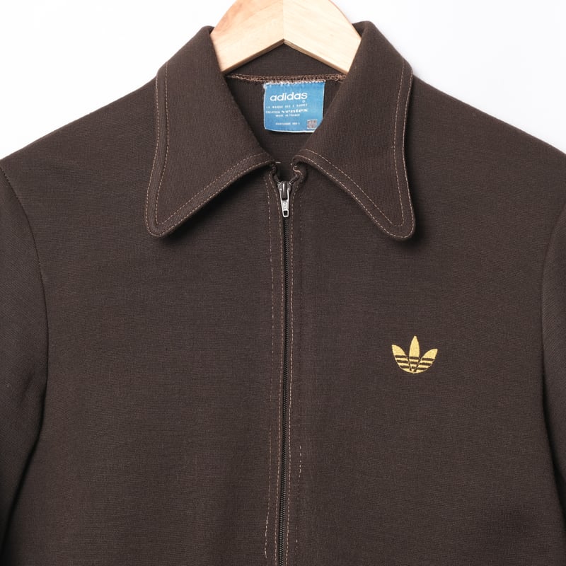 70s Vintage adidas Ventex Knit Jacket Brown (Ma