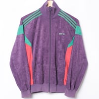 80s Vintage adidas Ventex Track Jacket Model Challenger Purple × Green（Made in France）