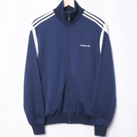 80s Vintage adidas Track Jacket Navy (Made in Hungaria)