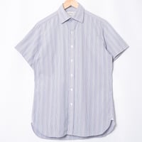 90s Turnbull&Asser Sea Island Cotton Striped Half Sleeve shirt（Made in England）