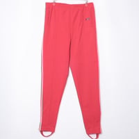 70s Vintage adidas Ventex Track Trousers Red (Made in France)