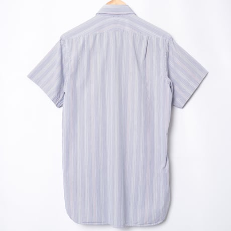 90s Turnbull&Asser Sea Island Cotton Striped Half Sleeve shirt（Made in England）