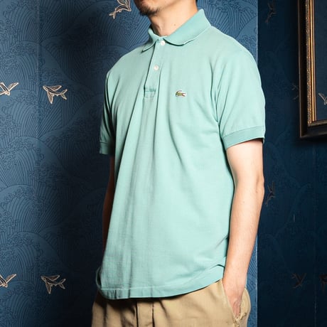 70s LACOSTE Polo Light Green（Made in France）