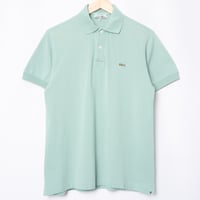 70s LACOSTE Polo Light Green（Made in France）