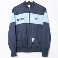 70-80s Vintage adidas Collarless Track Jacket CASIO (Made in England)