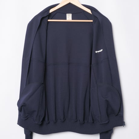 80s Vintage adidas Knit Track Jacket Navy (Made in West Germany)