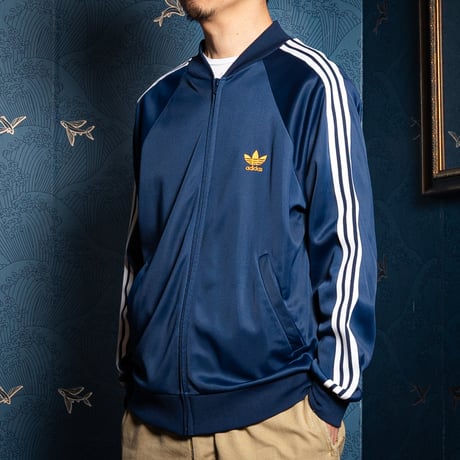 70-80s Vintage adidas ATP Track Jacket Navy (Made in France)