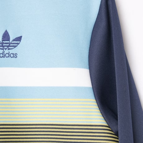 70-80s Vintage adidas Ventex Track Jacket Navy×Light Blue (Made in France)