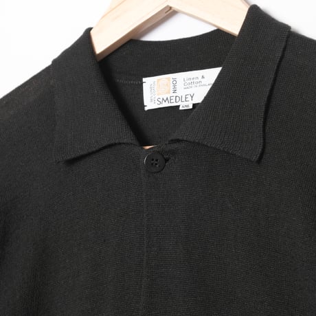 90s JOHN SMEDLEY Sea Island Linen Cotton Shirt（Made in England）