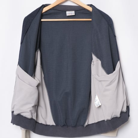 80s Vintage adidas Track Jacket Navy× Gray（Made in France）