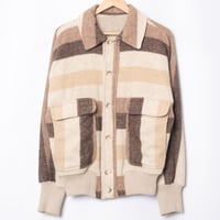 70-80s France Vintage Acryl Knit Jacket
