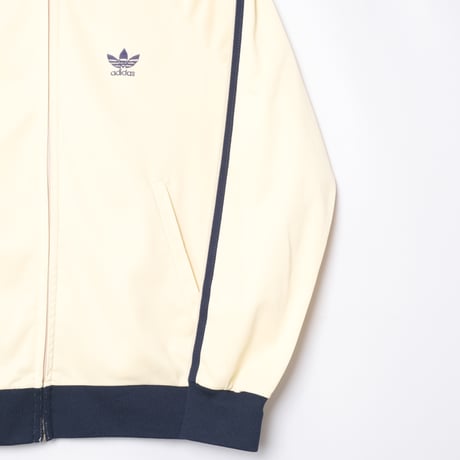70s Vintage adidas ATP Ivory × Navy Track Jacket（Made in France）