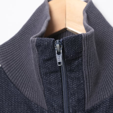 80s Vintage adidas Track Jacket Navy× Gray（Made in France）