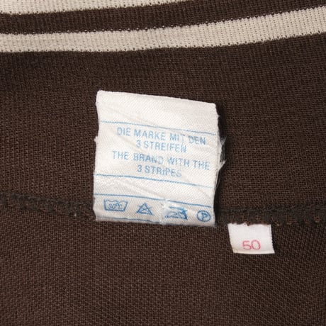 70s Vintage adidas Knit Jacket Brown