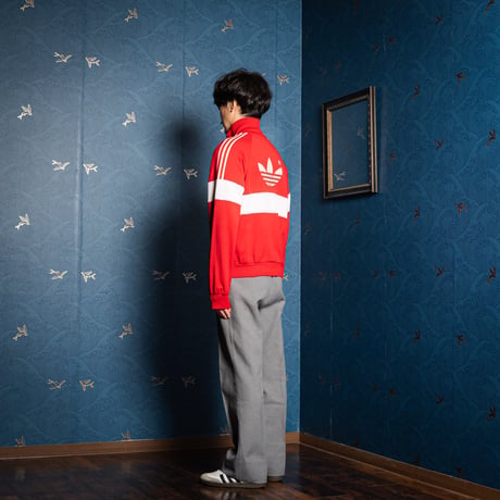 80s Vintage adidas Ventex Track Jacket Red（Made in Romania)