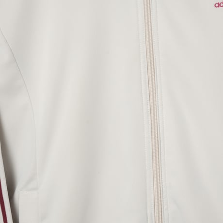 70-80s Vintage adidas Ventex ATP Light Gray × Bordeaux Track Jacket (Made in France)
