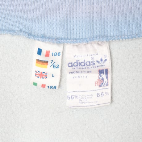 70s Vintage adidas Ventex ATP Track Jacket Light Blue (Made in France)  186