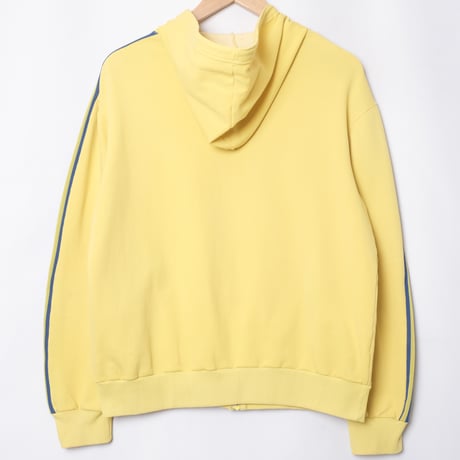 70s-80s Vintage adidas Hoodie Yellow x Navy