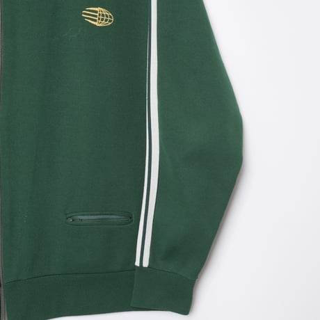 60s Vintage adidas Track Jacket Late World Mark Green (Made in France)