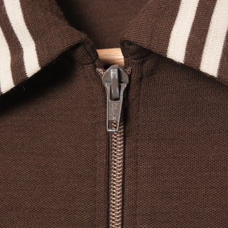70s Vintage adidas Knit Jacket Brown