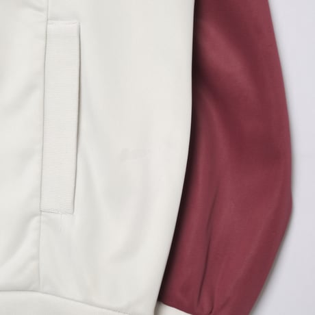 70-80s Vintage adidas Ventex ATP Light Gray × Bordeaux Track Jacket (Made in France)