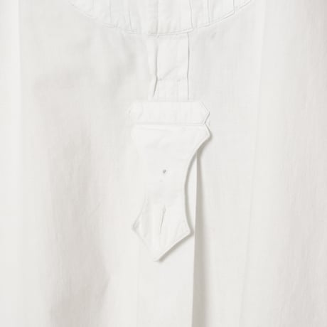 -30s France Vintage AU PETIT PARIS Cotton Dress Shirt