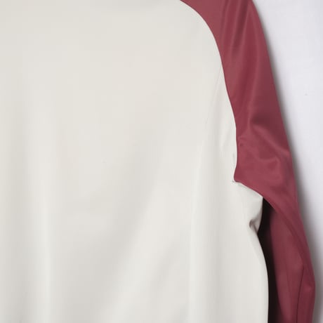 70-80s Vintage adidas Ventex ATP Light Gray × Bordeaux Track Jacket (Made in France)
