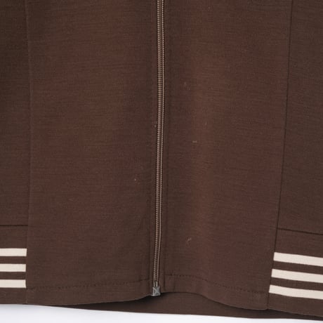 70s Vintage adidas Knit Jacket Brown