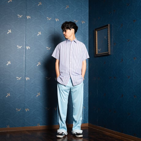70−80s Vintage adidas Ventex ATP Track Trousers Light Blue (Made in France)