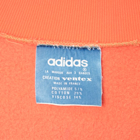 70s Vintage adidas Ventex Collarless Track Jacket Orange (Made in France)