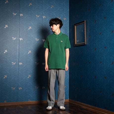 70-80s LACOSTE Polo Green（Made in France）