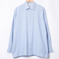 90s Charvet Cotton Shirt Blue（Made in France）