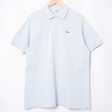 80s LACOSTE Polo Light Blue（Made in France）