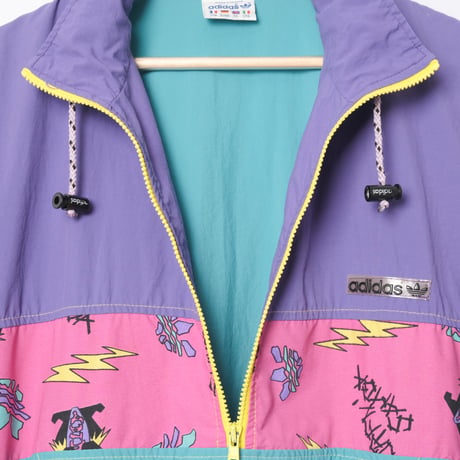 80s Vintage adidas Nylon Half Zip Surf (Made in France)
