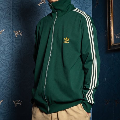 70s Vintage adidas Ventex Track Jacket Green (Made in France)