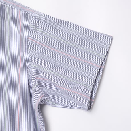 90s Turnbull&Asser Sea Island Cotton Striped Half Sleeve shirt（Made in England）