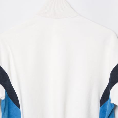70-80s Vintage adidas Ventex Track Jacket Model Challenger White × Light Blue (Made in France)