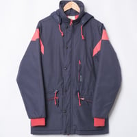 70-80s Vintage adidas Ventex Coat Navy × Red (Made in France)
