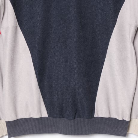 80s Vintage adidas Track Jacket Navy× Gray（Made in France）