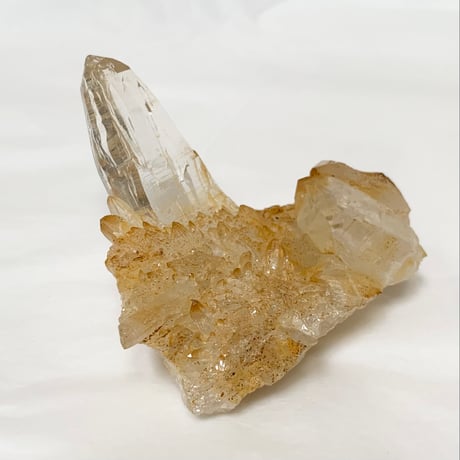 水晶 ゴールデンヒーラー＊クラスター／ヒマラヤ ガネーシュヒマール産