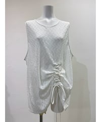 クロスジャガードブラウジングチュニック　710558　/ CYAN tokyo