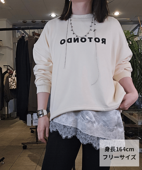 裏起毛ロゴトップス　652-85691   / CLOCHE