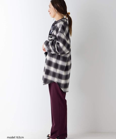 WASHED PLAID SHIRT [Y264-11123] / YENN