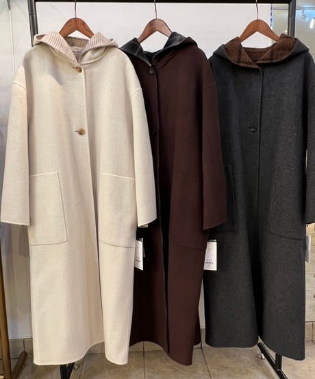 リバーシブルフーディーコート 652-84502  / CLOCHE