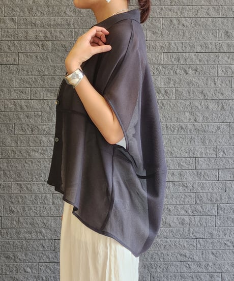 メッシュフレンチスリーブシャツ 652-85756 / CLOCHE