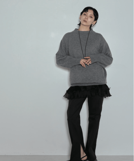 サークルヘムニットプルオーバー　9565-415JR  / CHIGNON