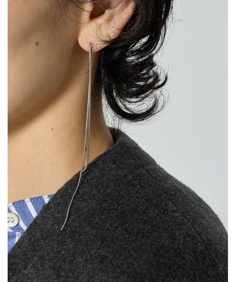 ステンレスチェーン2WAYピアス 0065-453SH  / CHIGNON